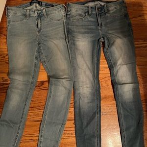 2 pairs of Hollister Jeans